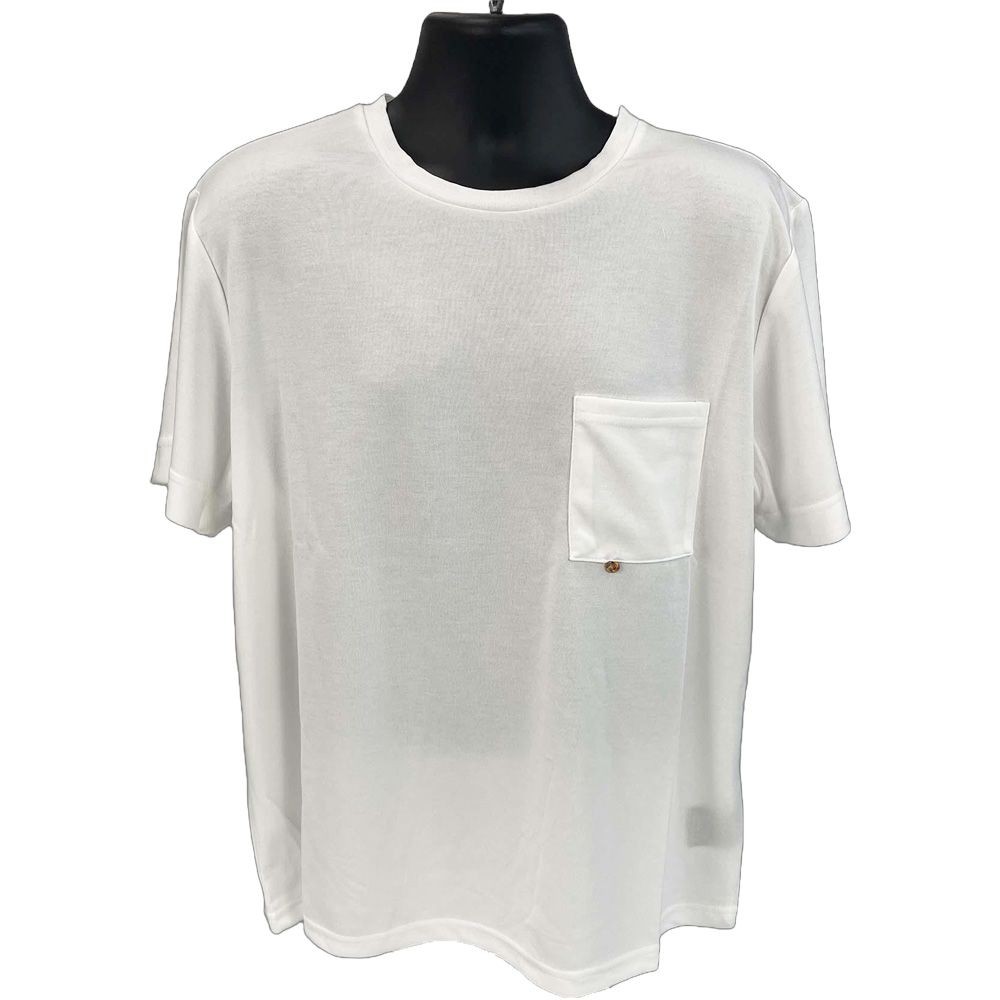 ウイザ WIZ'A シワになりにくいポケットＴシャツ　ホワイト, ホワイト, Lサイズ