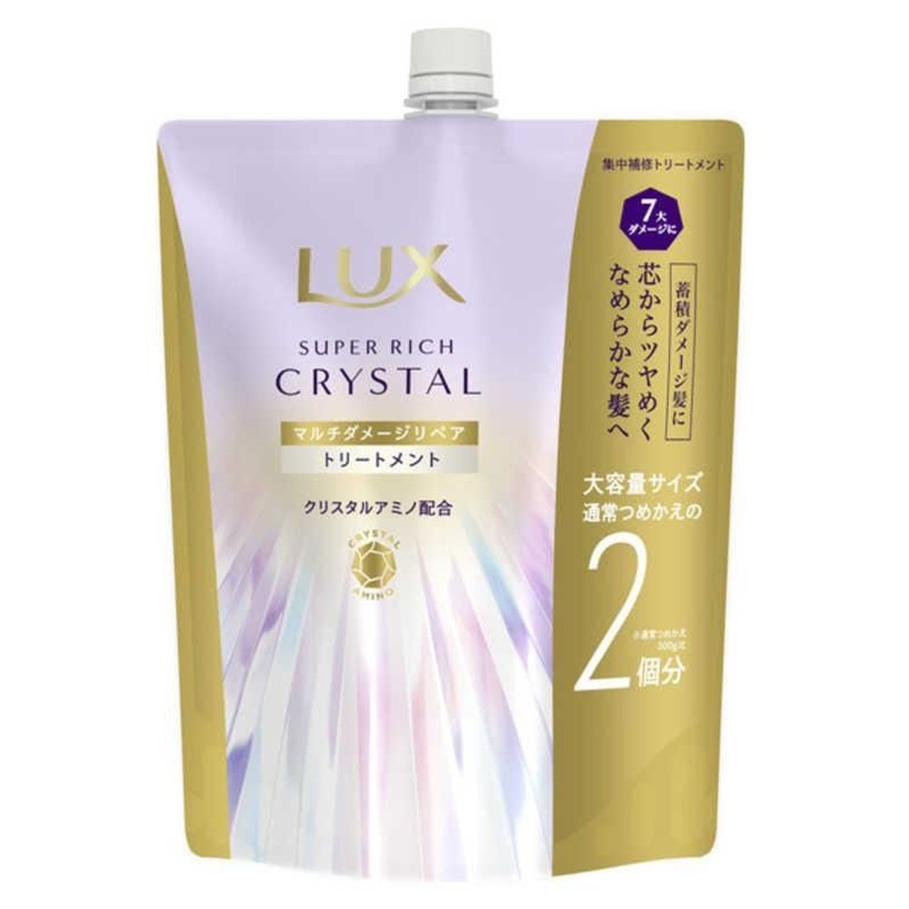 ユニリーバ ラックス クリスタル マルチダメージリペア トリートメント詰替, トリートメント, 600g
