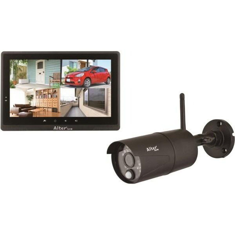 キャロットシステムズ AFH-101 フルHD無線カメラ&10インチモニターセット, ブラック, AFH-101