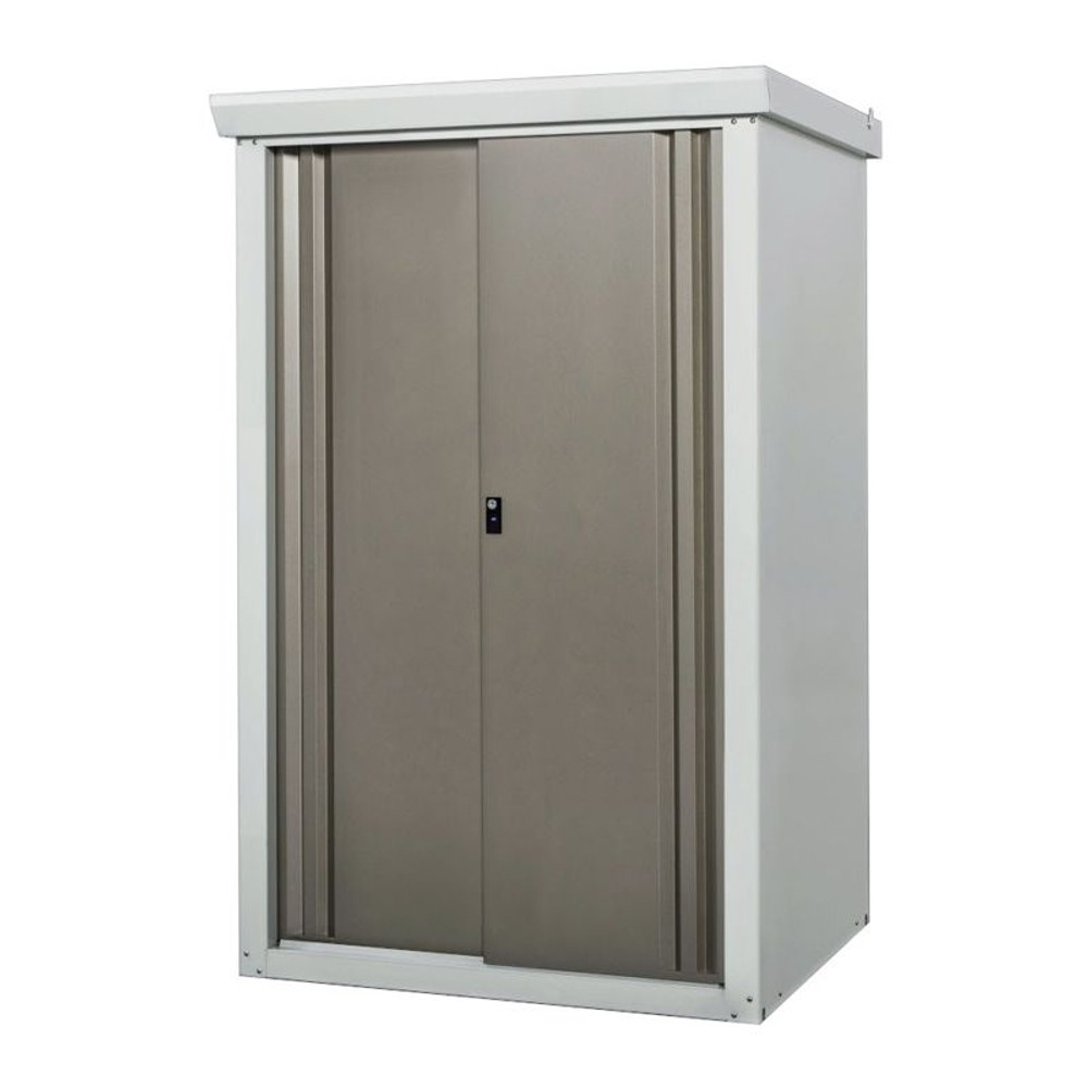 グリーンライフ ファミリー物置 ダシーレ  SRMｰ0915【メーカー直送・代引不可】, チタングレー, 95cm幅