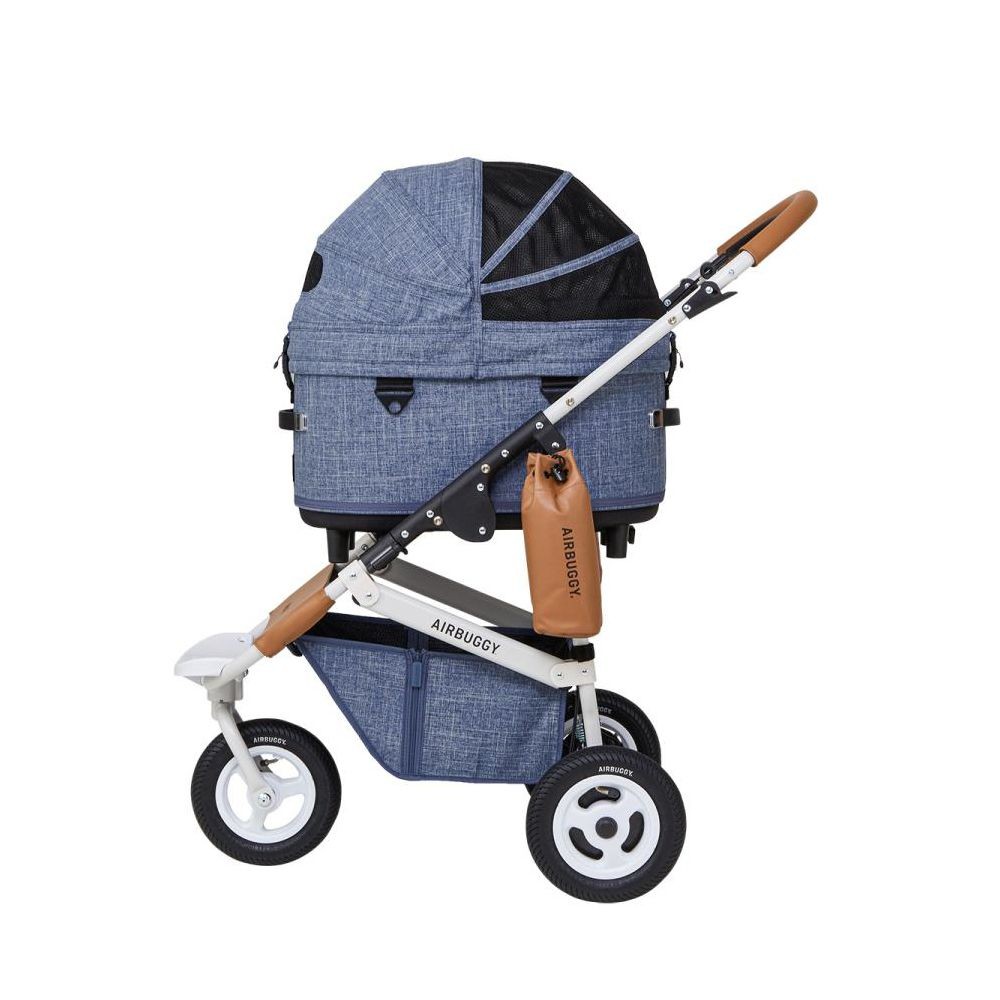 AIRBUGGY FOR DOG エアバギー ドーム3 レギュラー セット GMP【メーカー直送・代引不可】, メランジデニム, レギュラー