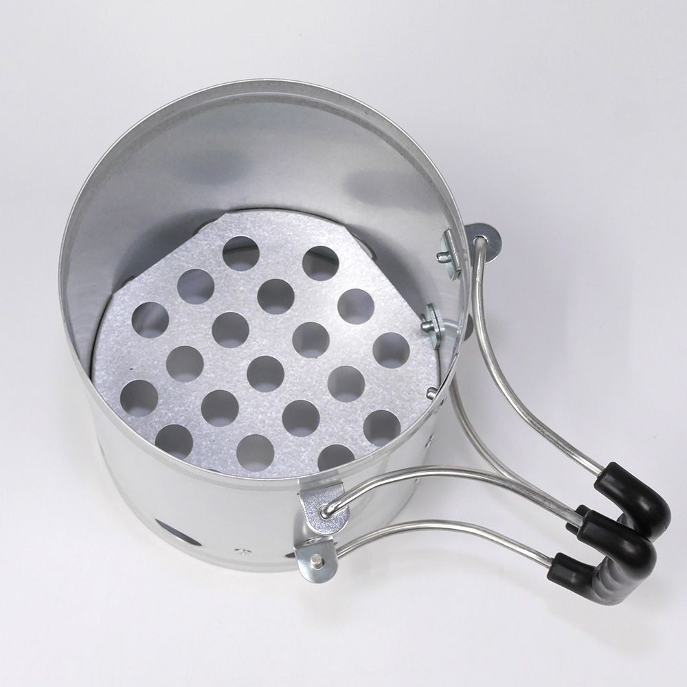 ＢＢＱ火起こし壺, スチール, 高さ230mm