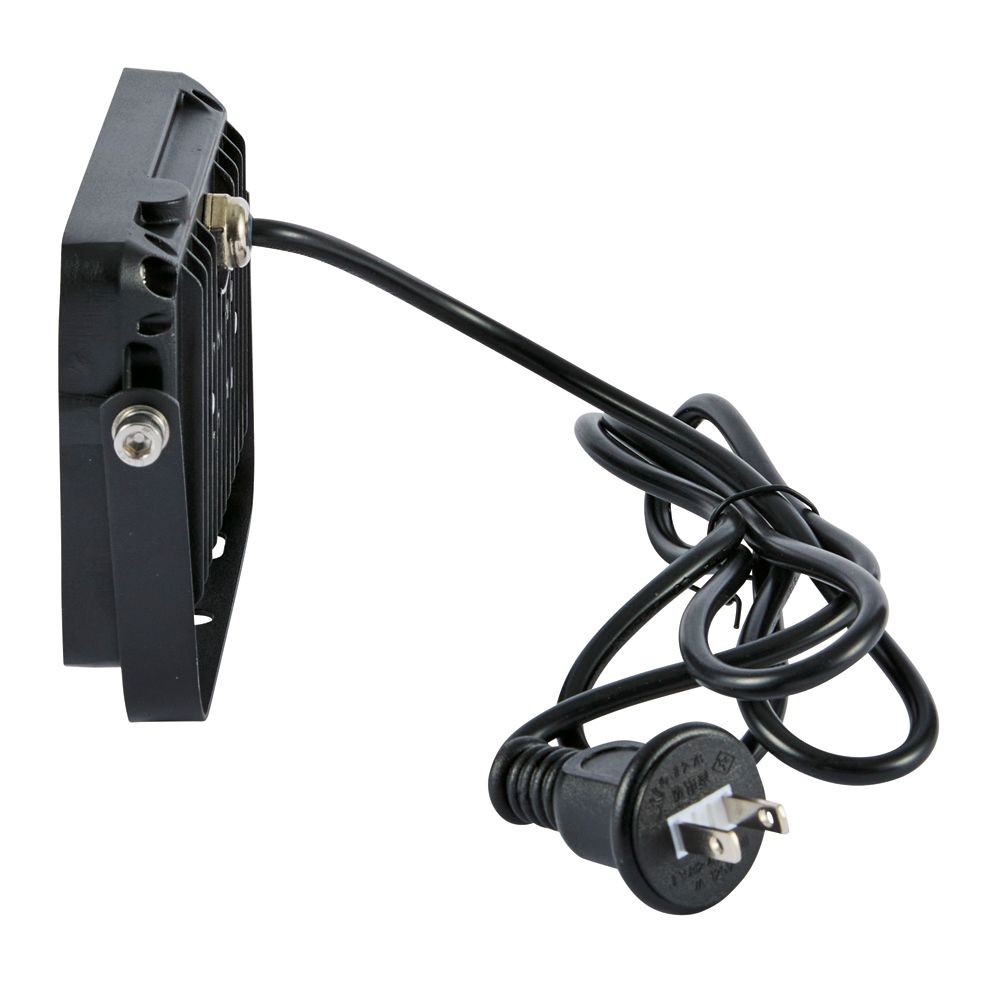 LEDフラット投光器, ブラック, 10W