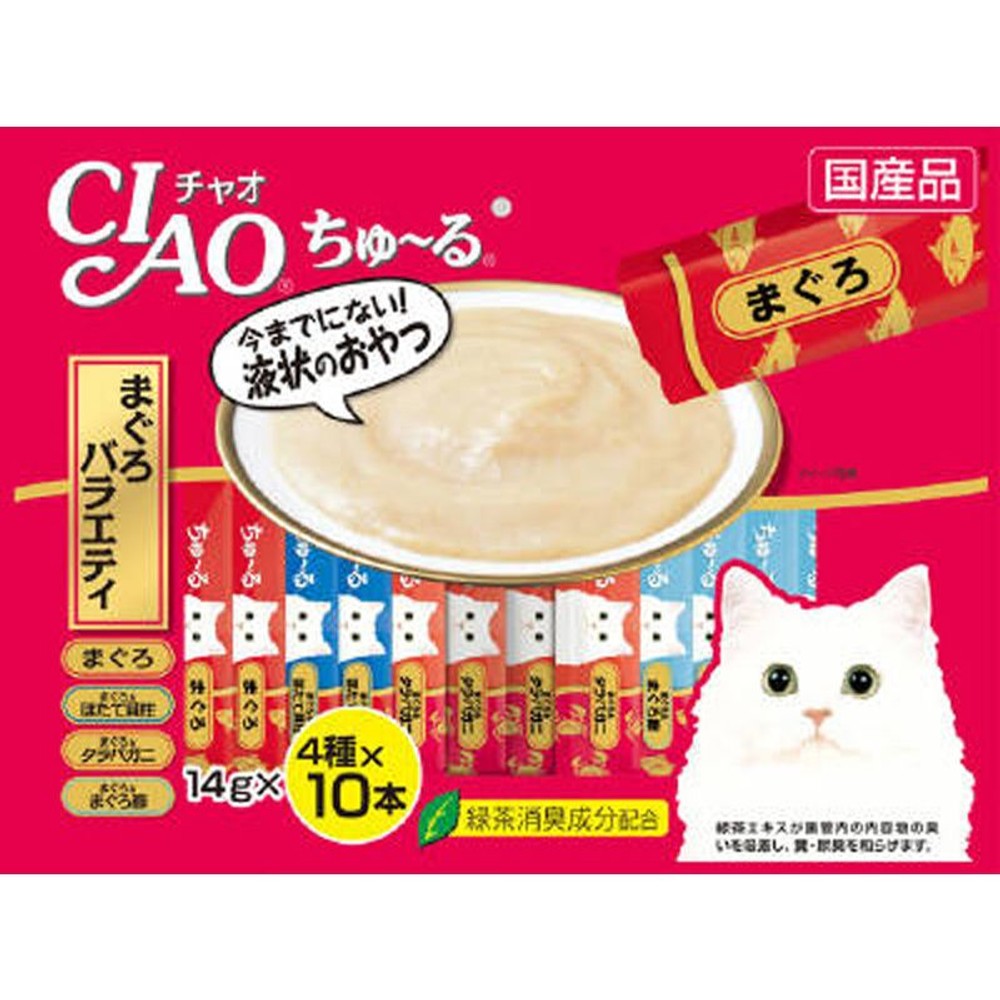 チャオ　ちゅーる　まぐろバラエティ　14ｇＸ40, まぐろバラエティ, 14g×40P