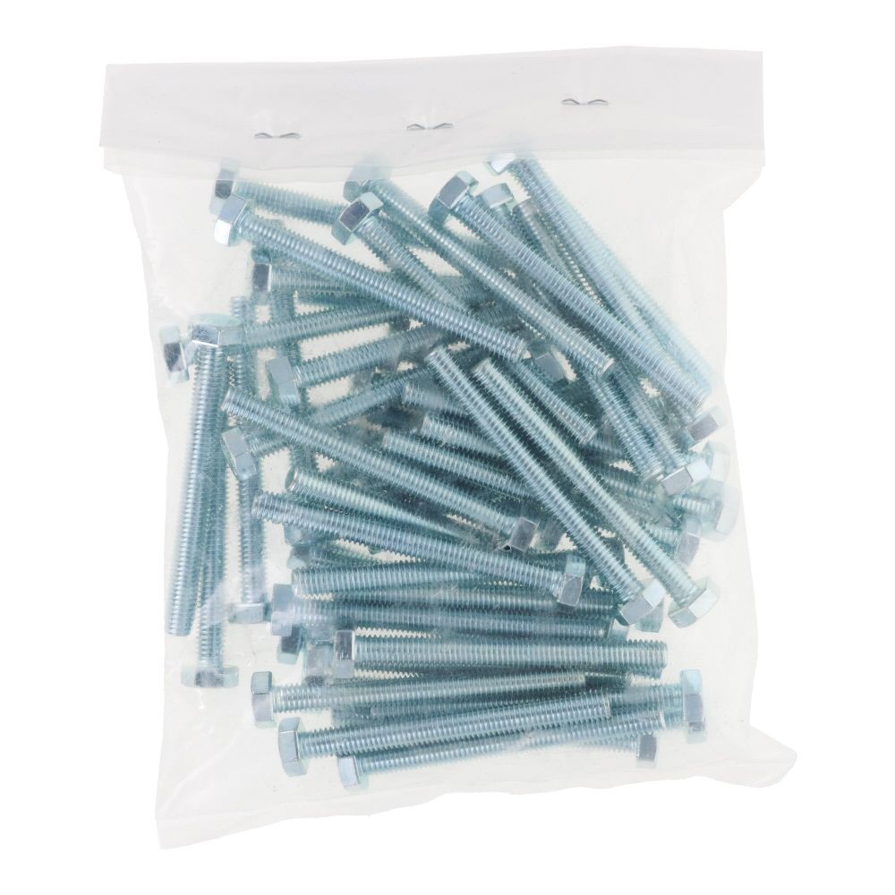 ユニクロ　六角ボルト　Ｍ６&times;６０　５０入, ボルト, 50個入り