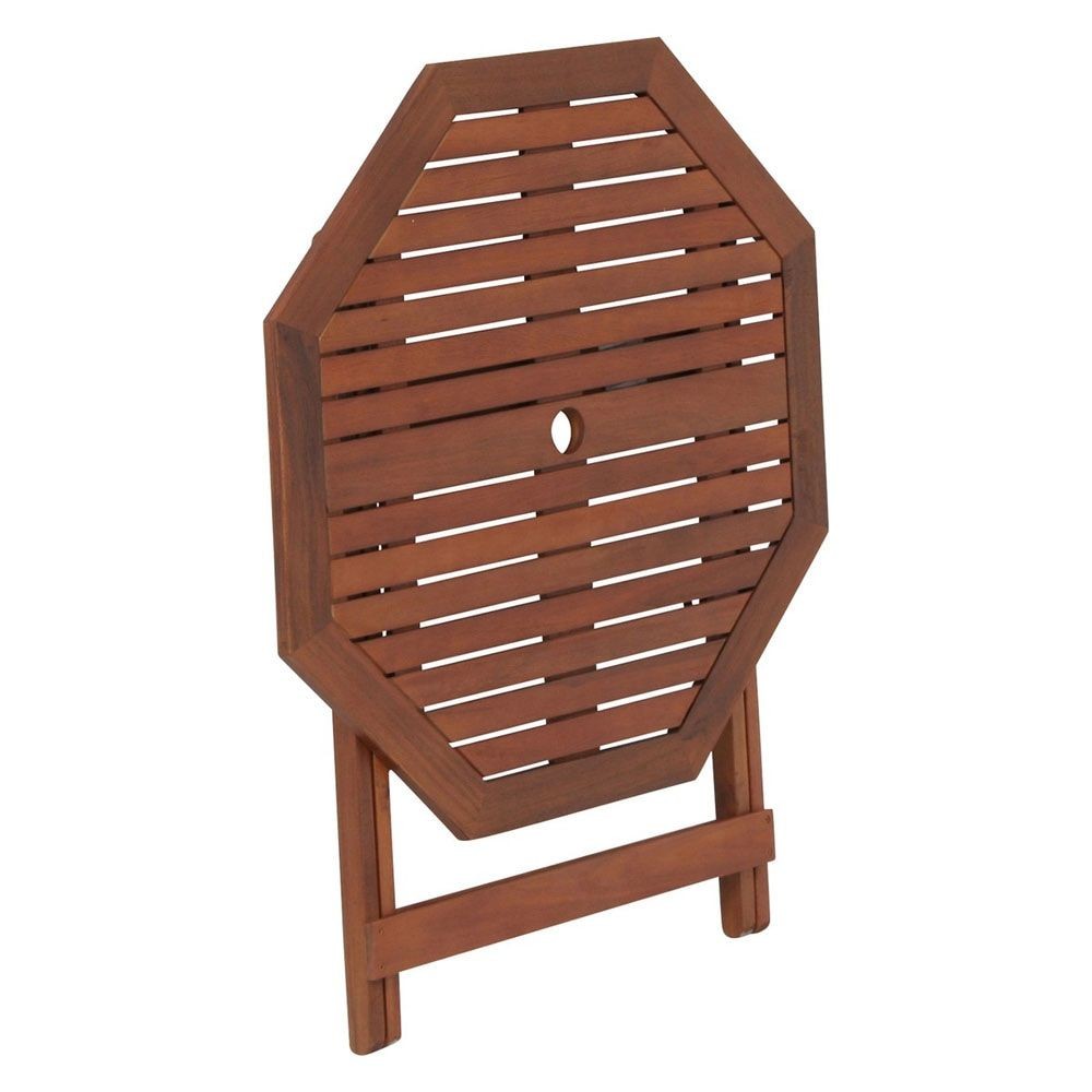 八角テーブル　90ｃｍ　＃ＧＴ04ＦＢ【メーカー直送・代引不可】, ブラウン, 90cm