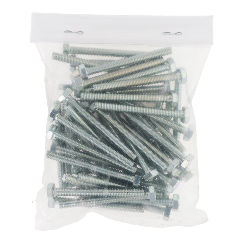 ユニクロ　六角ボルト　Ｍ４&times;４０　５０入, ボルト, 50個入り