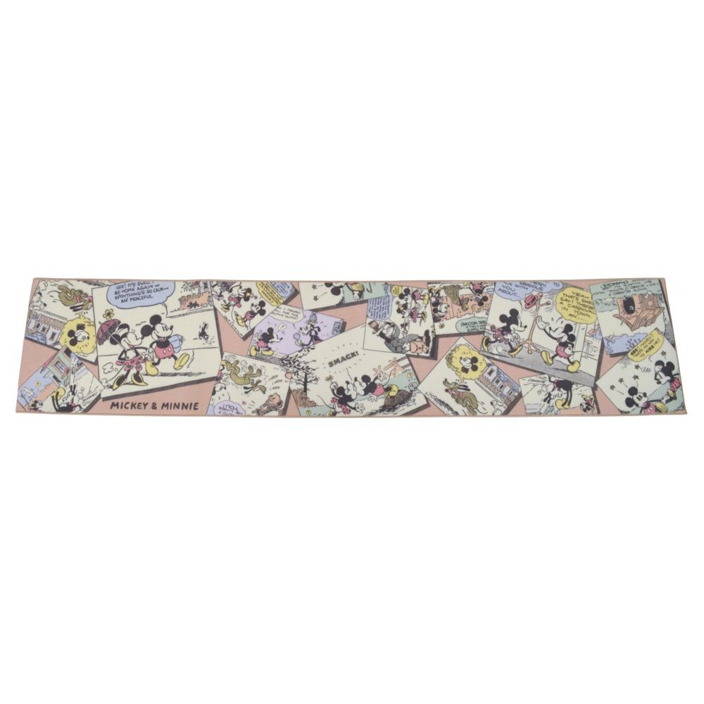 洗える　キッチンマット　約５０Ｘ２４０ＣＭ　コミック, ベージュ, 50×240cm