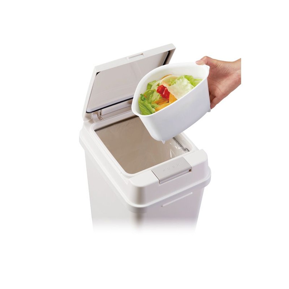 エバン密閉プッシュペール　20Ｌ, ホワイト, 20L