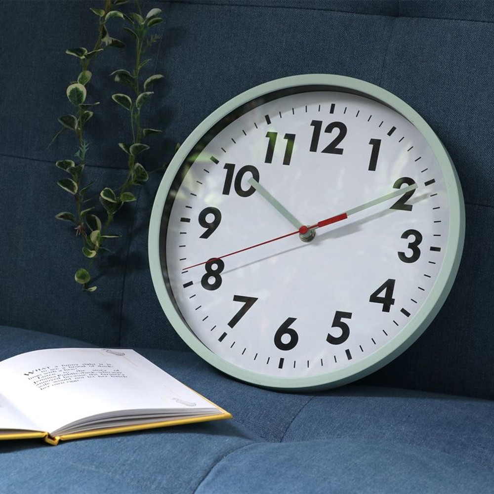 掛時計　ミーナ, ブラック, 25cm