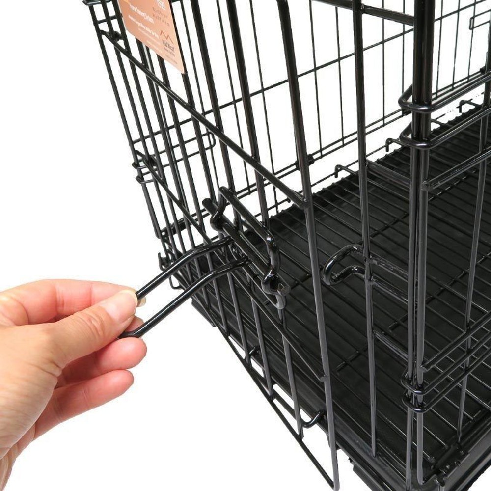 折りたたみ式軽量スチールケージ　アイクレイト, ブラック（XS）, XS