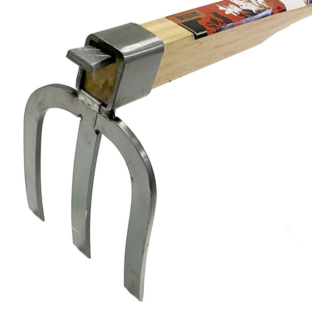 若獅子 木柄ステンホーム 三本鍬, 三本鍬, 幅130mm&times;奥行1065mm&times;高さ218mm