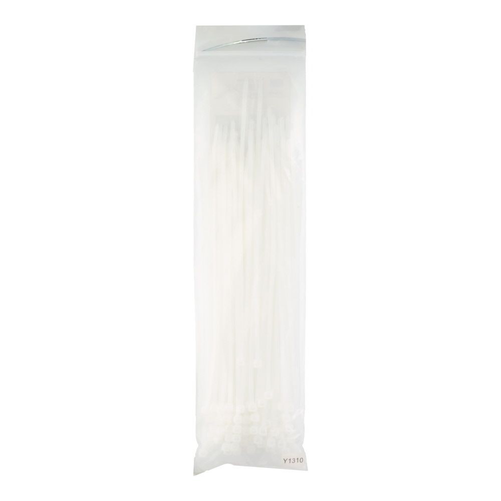 結束バンド　白２５０ｍｍ&times;１００Ｐ, 白, 250mm