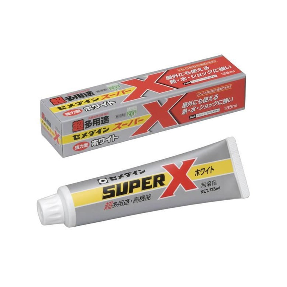 セメダイン スーパーＸ 135ml, ホワイト, 135ml