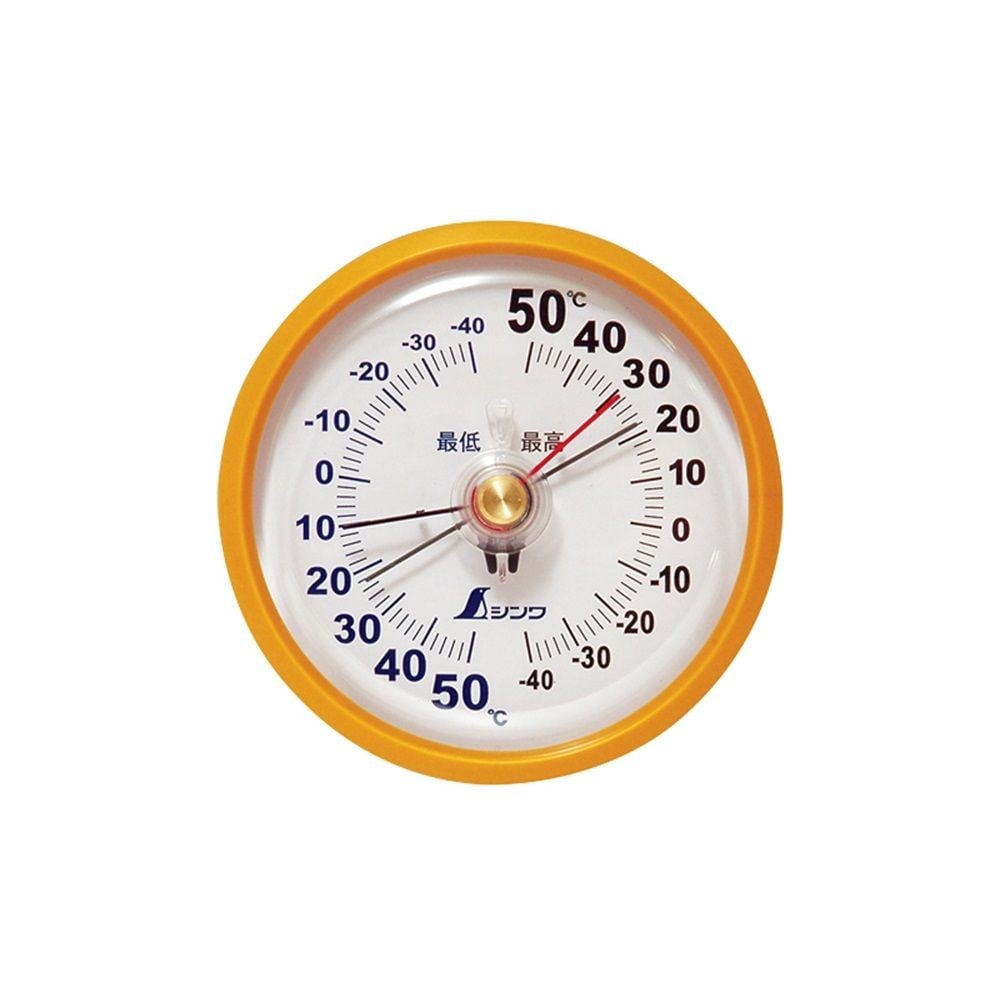 温度計 D-9 最高・最低 丸型10cm, 72715, 10cm