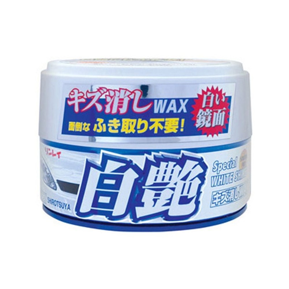 キズ消しＷＡＸ　ふき取り不要　白艶, ホワイト＆ホワイトパール, 180g