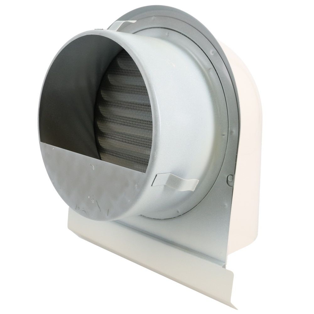 自然　Ｕ型フードガラリ　１５０パイ　ミルキーホワイト, ミルキーホワイト, φ150