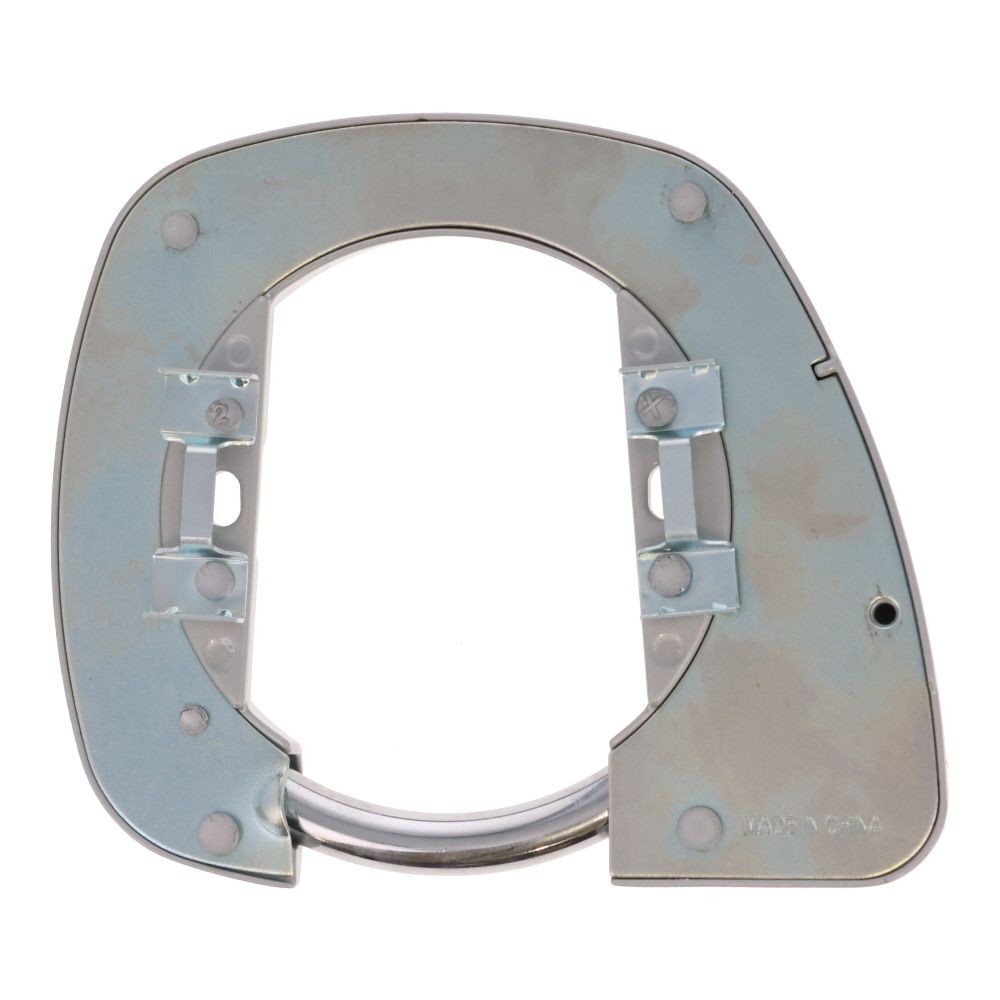 自転車用 頑丈リング錠　ディンプルキー式, シルバー, 幅51&times;奥行85&times;高さ350mm