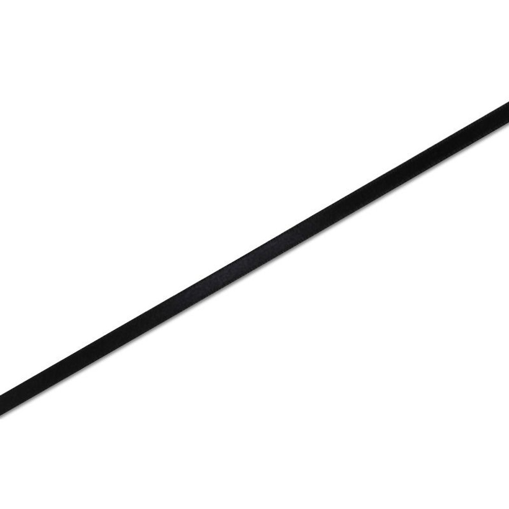 シングルサテンリボン　, 黒(3mm), 3mm