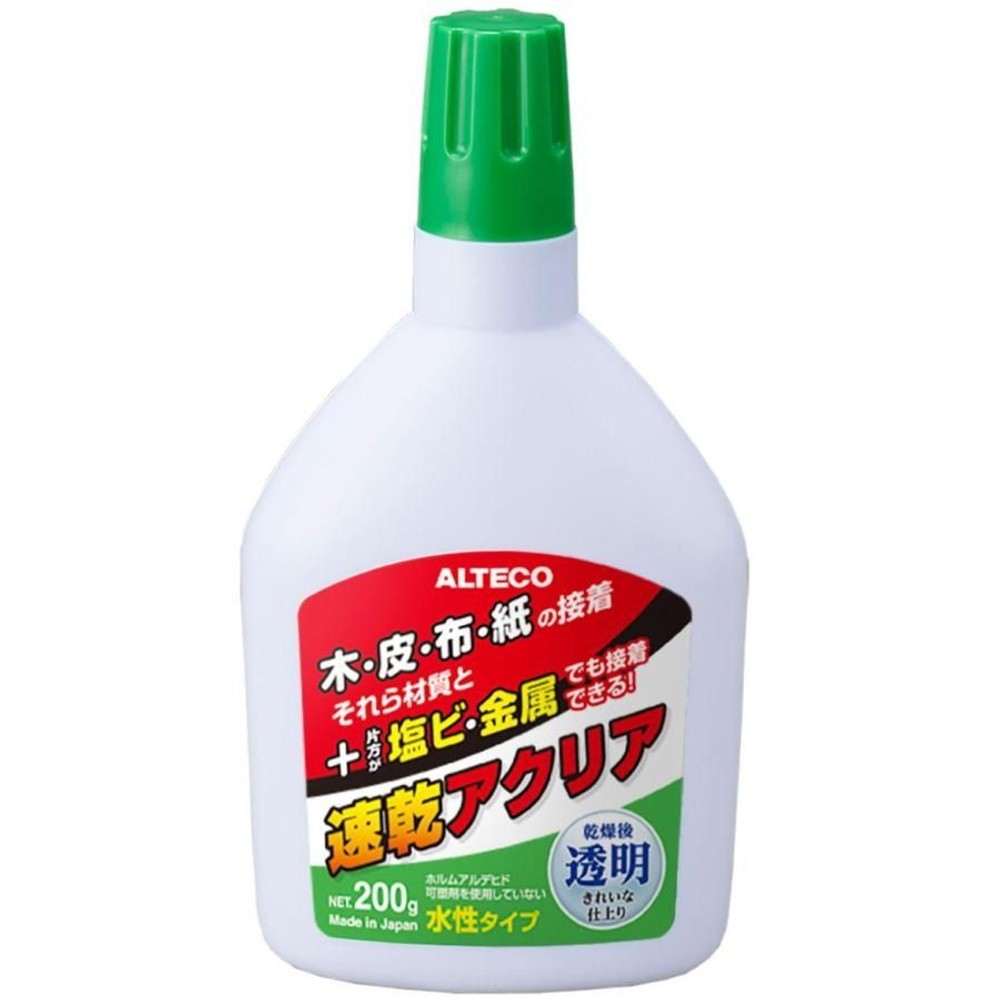 アルテコ パワー速乾アクリア A02 200g, 透明タイプ, 200g