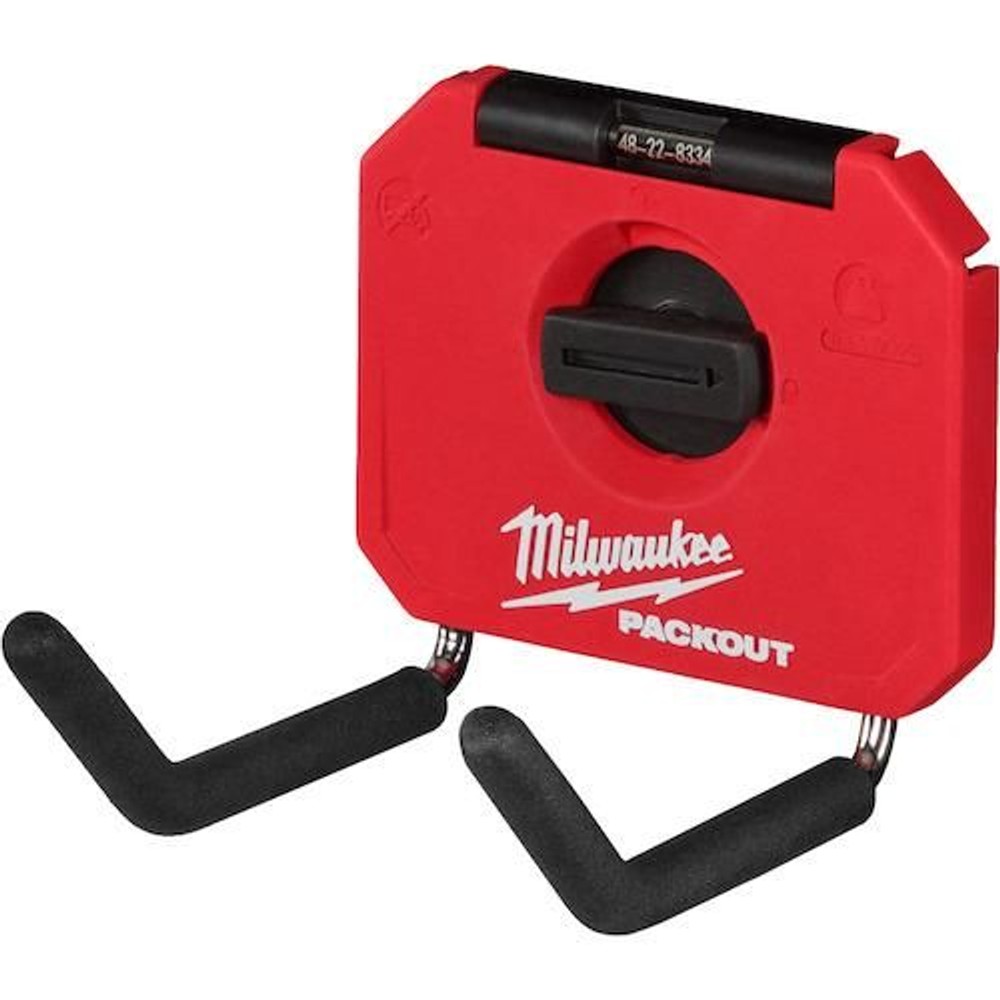 milwaukee PACKOUT ユーティリティフック ストレート Sサイズ 48-22-8334, レッド, Sサイズ