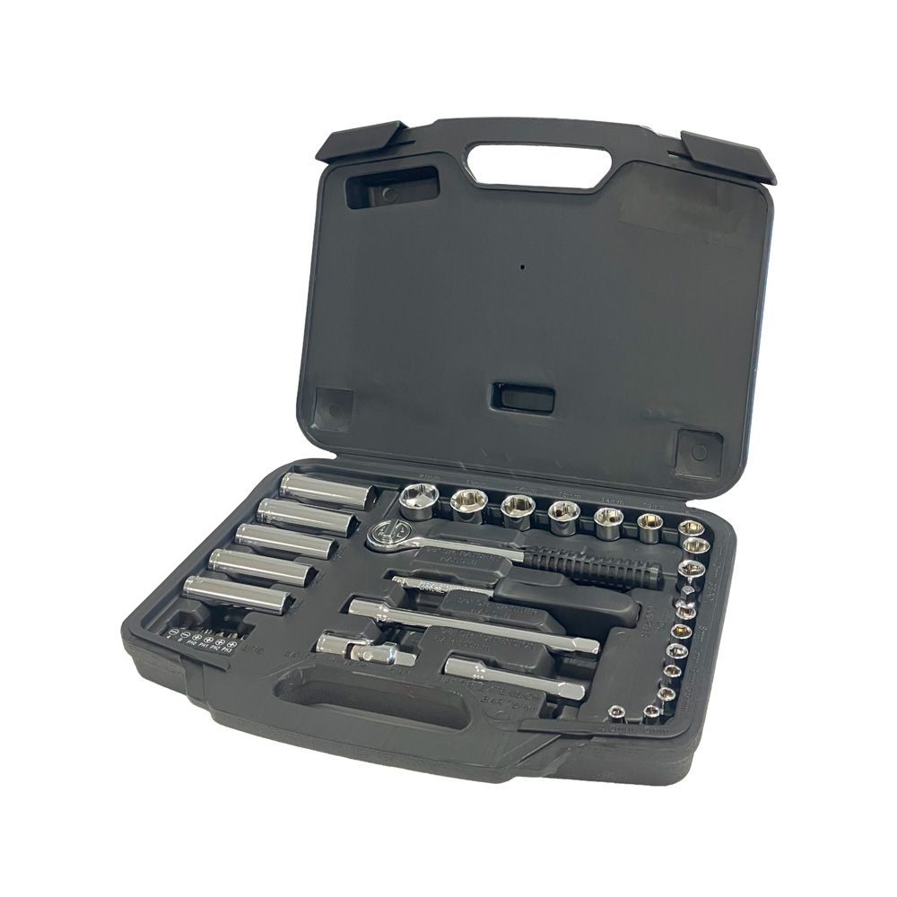 ウィザ WIZ'A ソケットレンチセット 33PCS WZSW-33, WZSW-33, 幅320mm&times;奥行71mm&times;高さ250mm