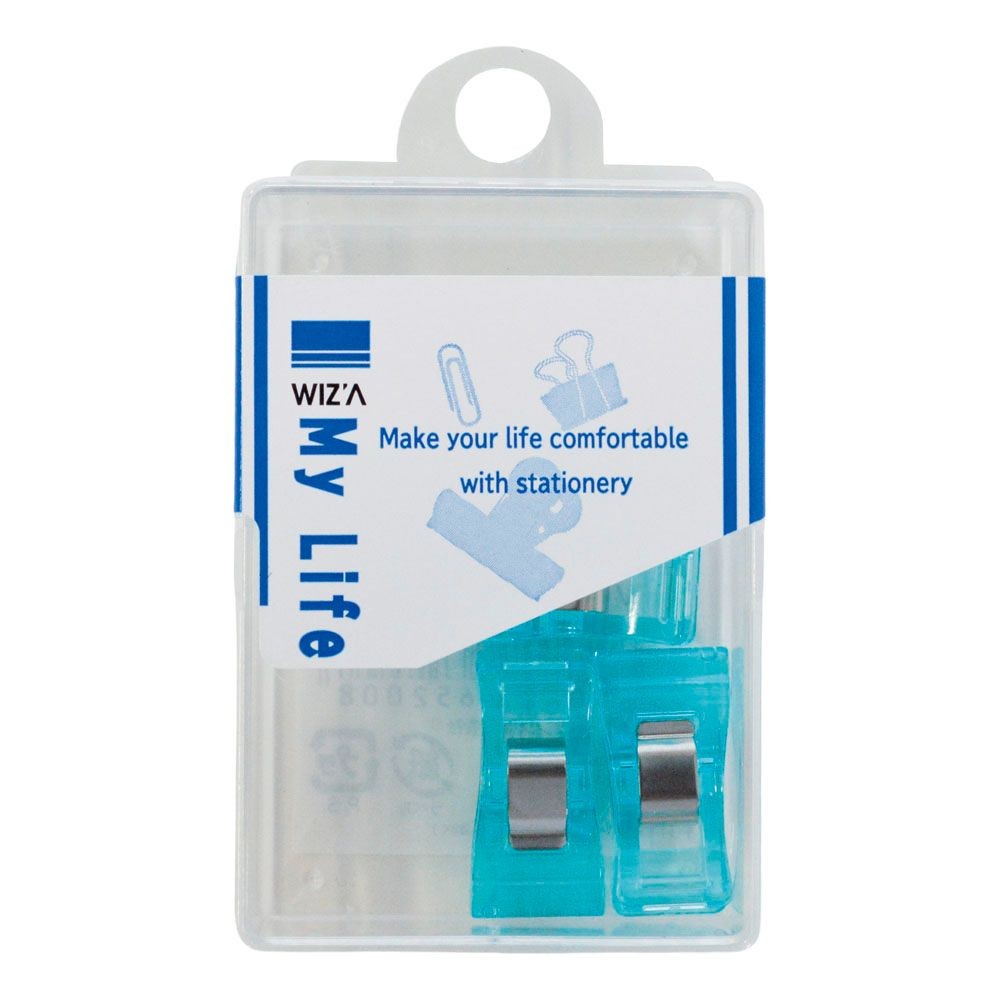 ウイザ WIZ'Aスタンドクリップ 3個入, ブルー, 3個入