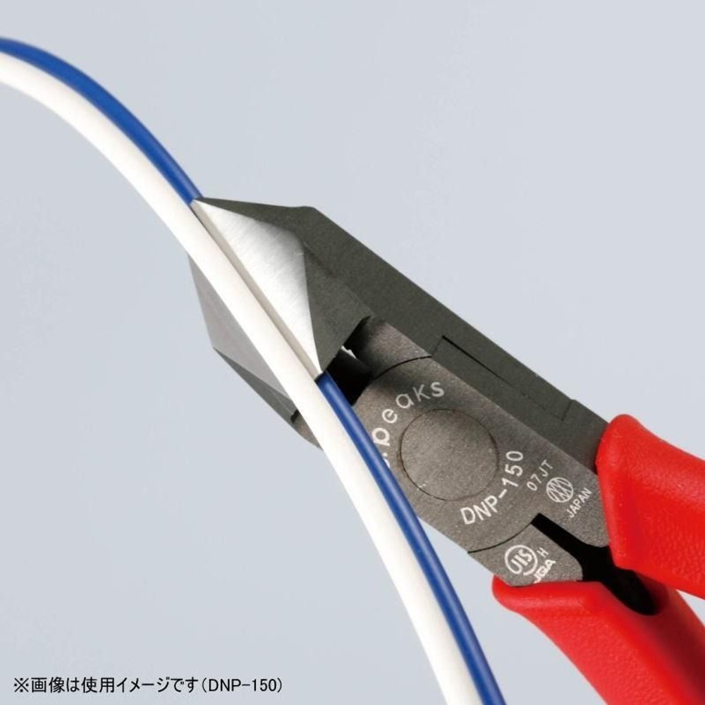 スリーピークス（3．peaks） 斜ニッパ 100ｍｍ DNP-100ZA, 斜ニッパ, 100mm