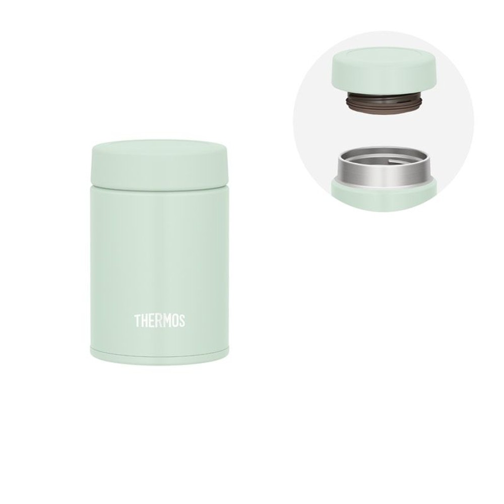 サーモス　真空断熱スープジャー　ＪＥＧー２００　ＬＴＧ, ライトグリーン, 0.2L