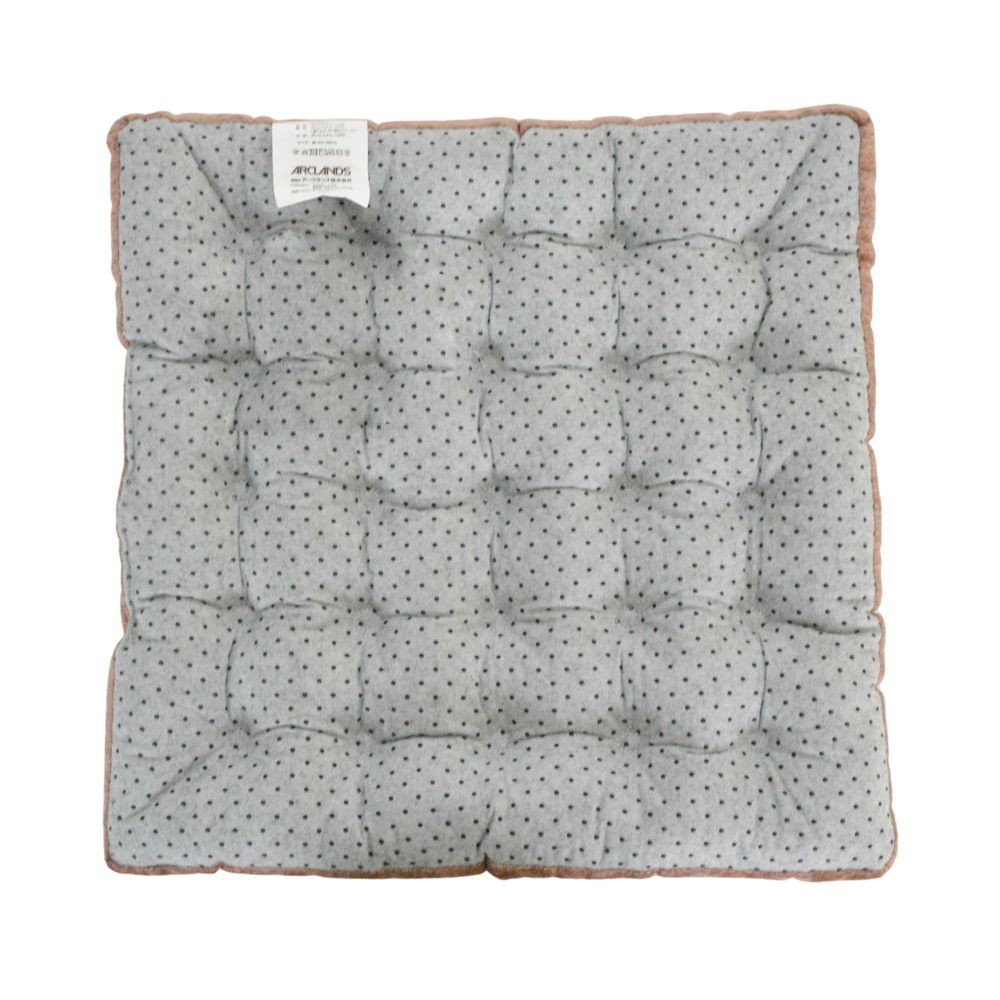 ウイザ WIZ'A シートクッションリーネア, ブラウン, 40&times;40&times;4cm