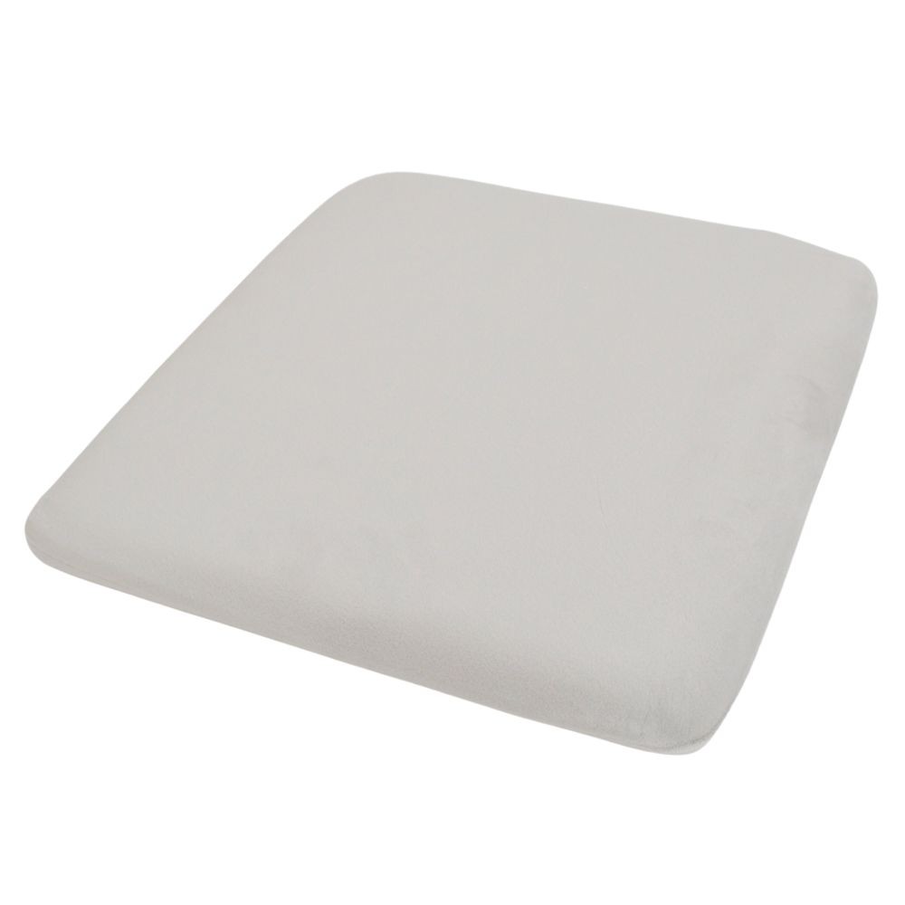 WIZ'A ウイザ　低反発シートクッション, グレー, 約40&times;40&times;4cm