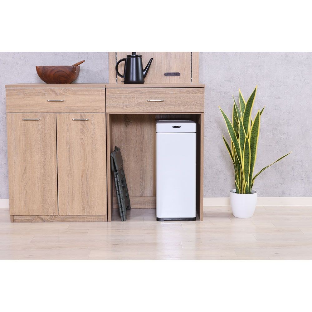 不二貿易 除菌消臭センサーダストボックス　４５Ｌ　ＷＨ【メーカー直送・代引不可】, ホワイト, 幅250mm&times;奥行340mm&times;高さ610mm