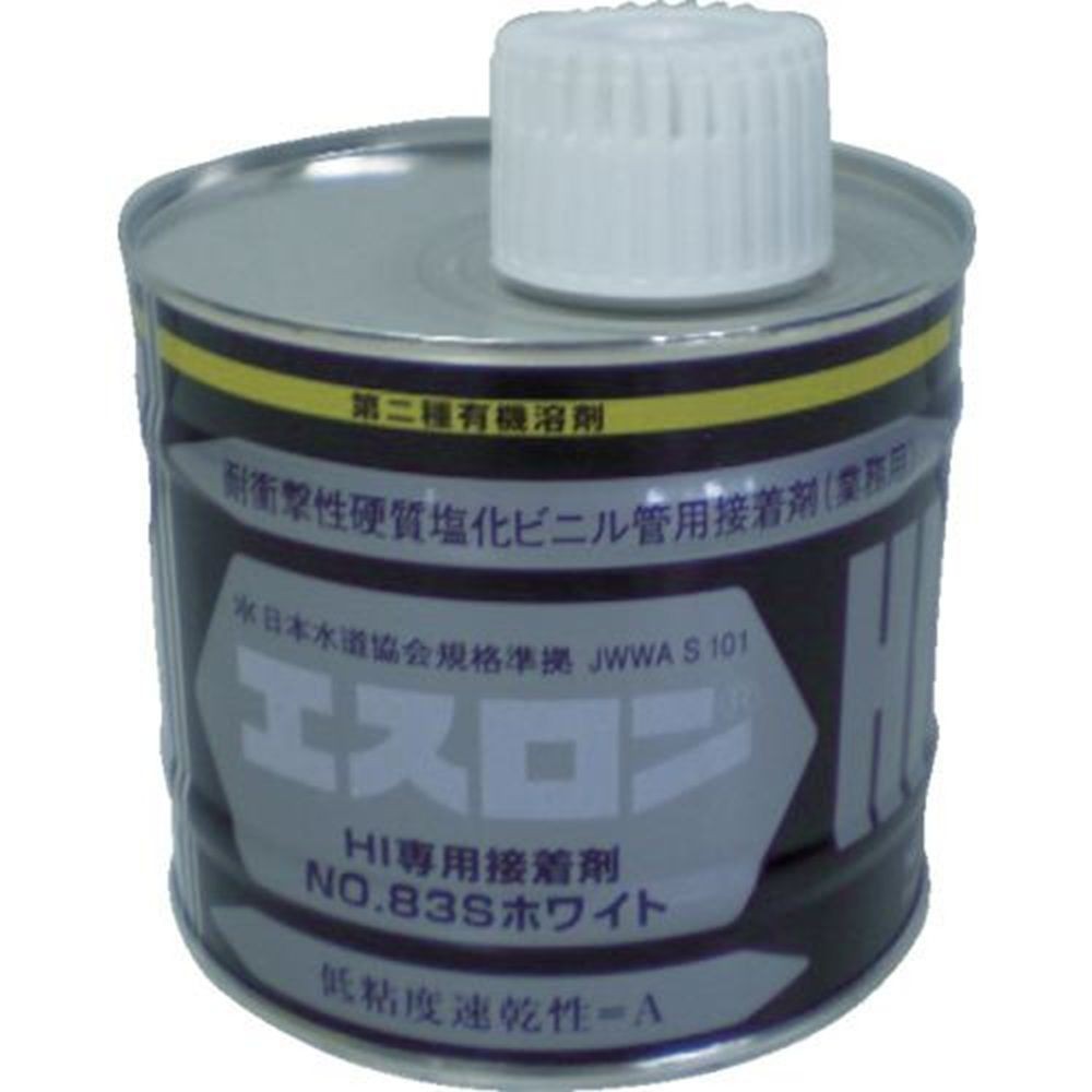 積水化学工業 エスロン接着剤 ホワイト No.83S 500g, ＨＩホワイト, 500g