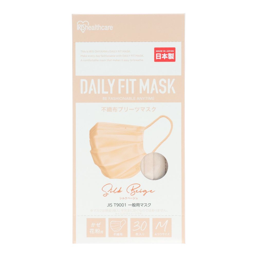 ＩＲＩＳ　ＤＡＩＬＹ　ＦＩＴ　ＭＡＳＫ　ふつうサイズ　３０枚入　シルクベージュ, シルクベージュ, ふつうサイズ