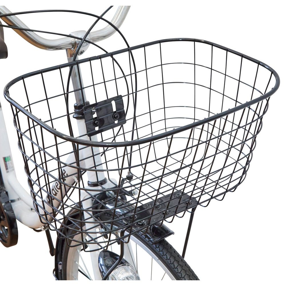 ２６インチ軽快車 外装6段変速　オーディエンス, ホワイト, 26インチ 外装6段