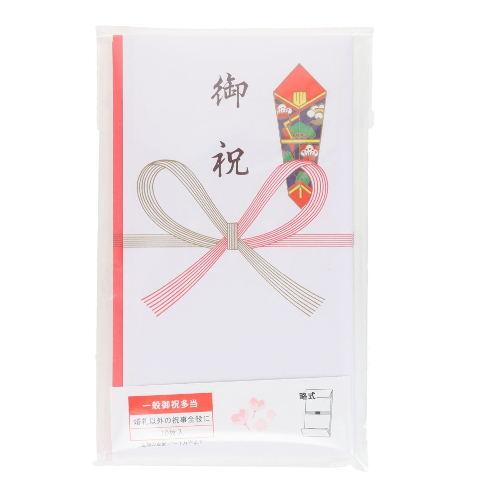 多当折　御祝　略式　１０枚, 御祝, 10枚入り