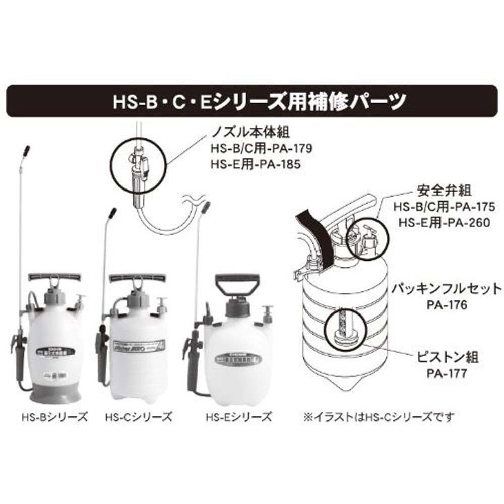 【現行品】工進　ＨＳ　ノズル本体クミ　ＰＡー185, -, -
