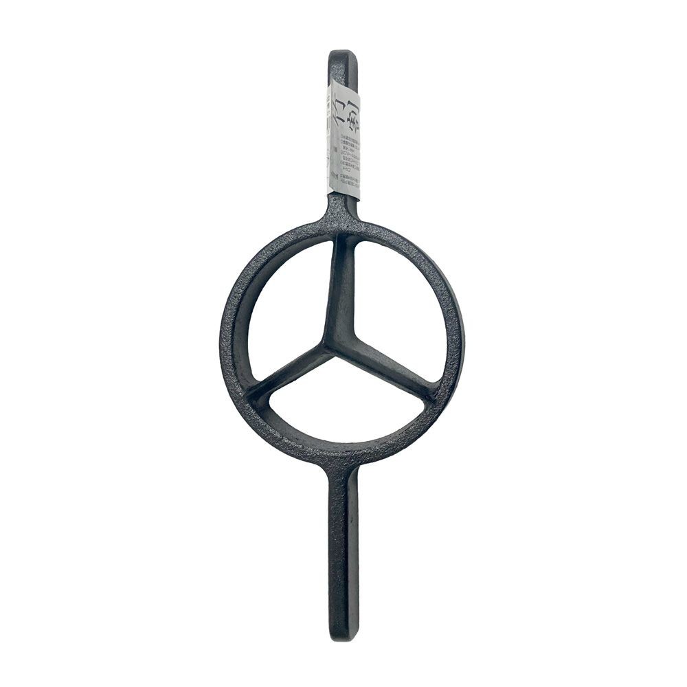 鋳物 竹割３ツ割 中 15cm, ３ツ割, 幅151mm&times;奥行364mm&times;高さ64mm