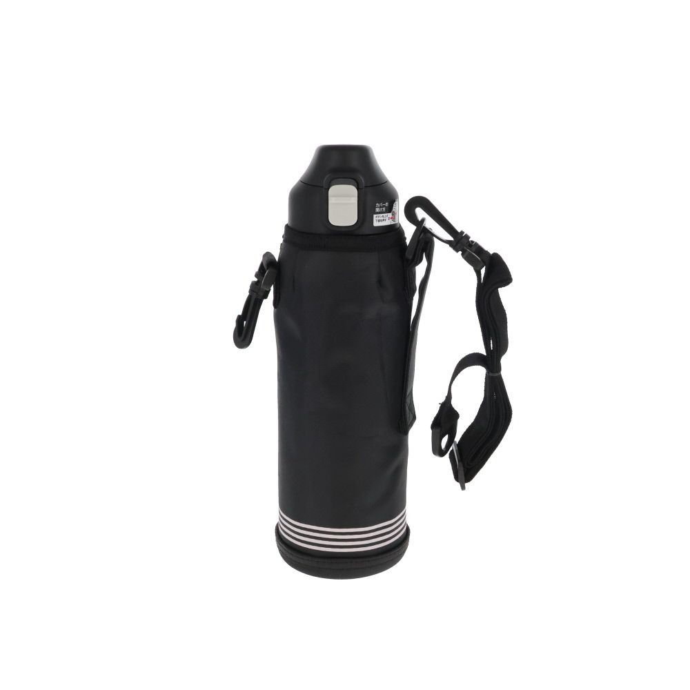 WIZ'A ウィザ　ワンタッチ栓ダイレクトボトル　ポーチ付き　１．０L, ブラック, 1.0L