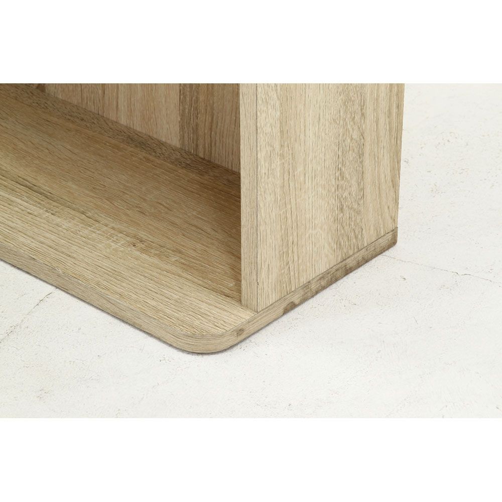 不二貿易 大容量スリム書棚　６０幅　オーク【メーカー直送・代引不可】, オーク, 幅600mm&times;奥行225mm&times;高さ1800mm