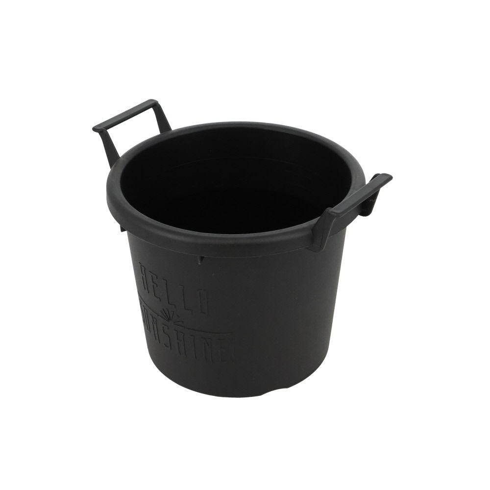 大和プラスチック　グロウコンテナ　１８型　ブラック, ブラック, 18型