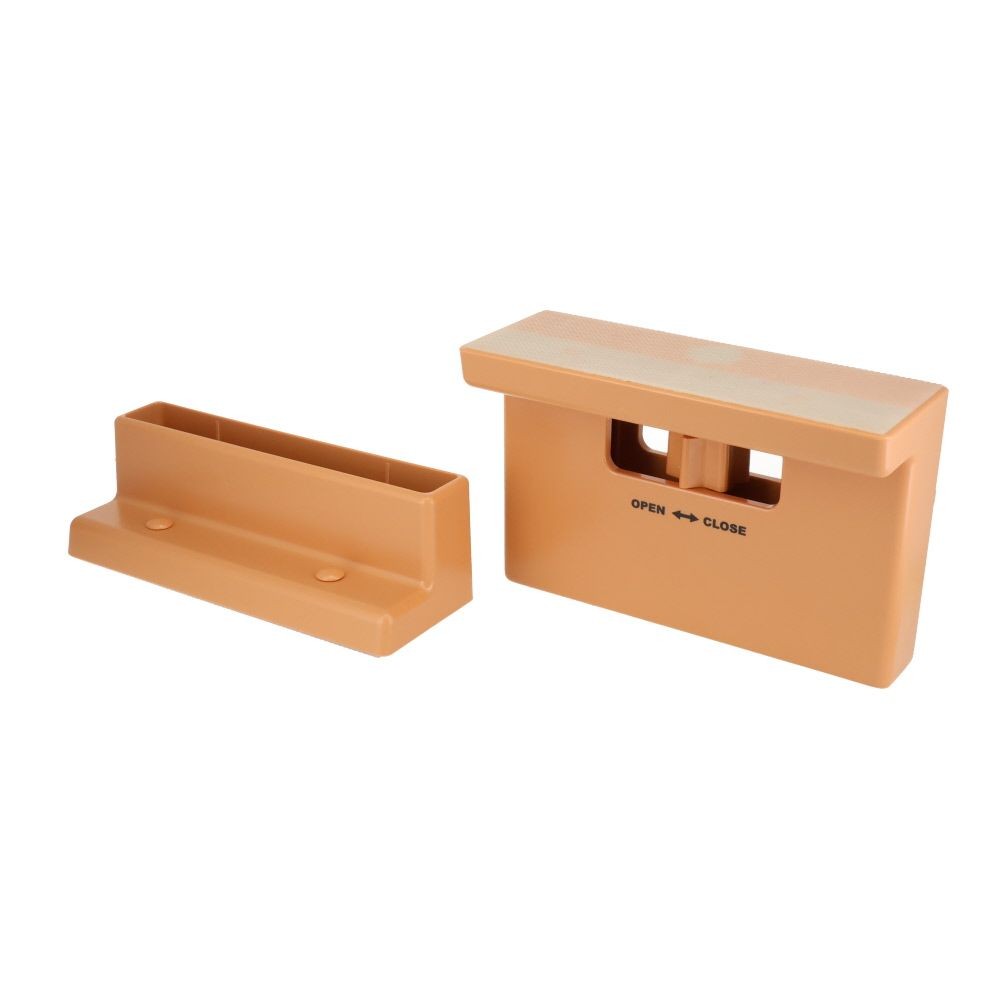 １ｘ６ブラケット  上下1セット, ブラック, 1個