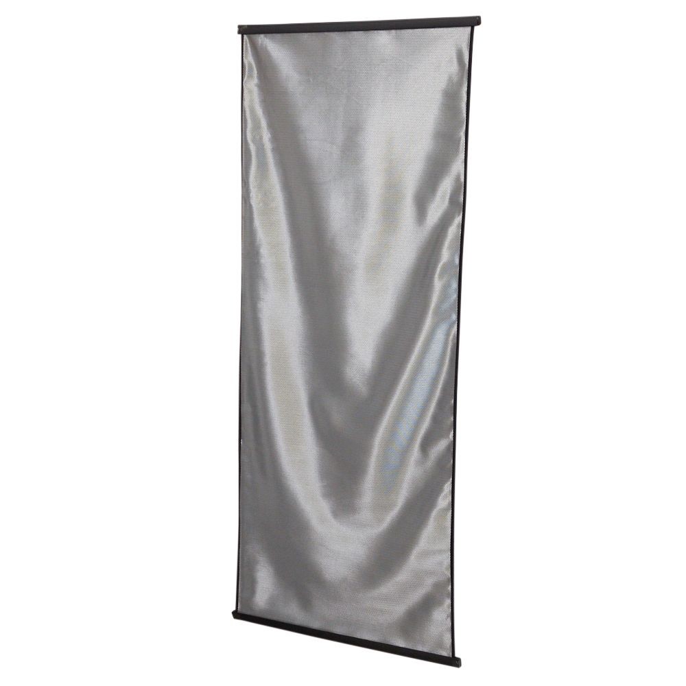 遮光遮熱メッシュスクリーン　約60×135cm, シルバー, 約60×135cm