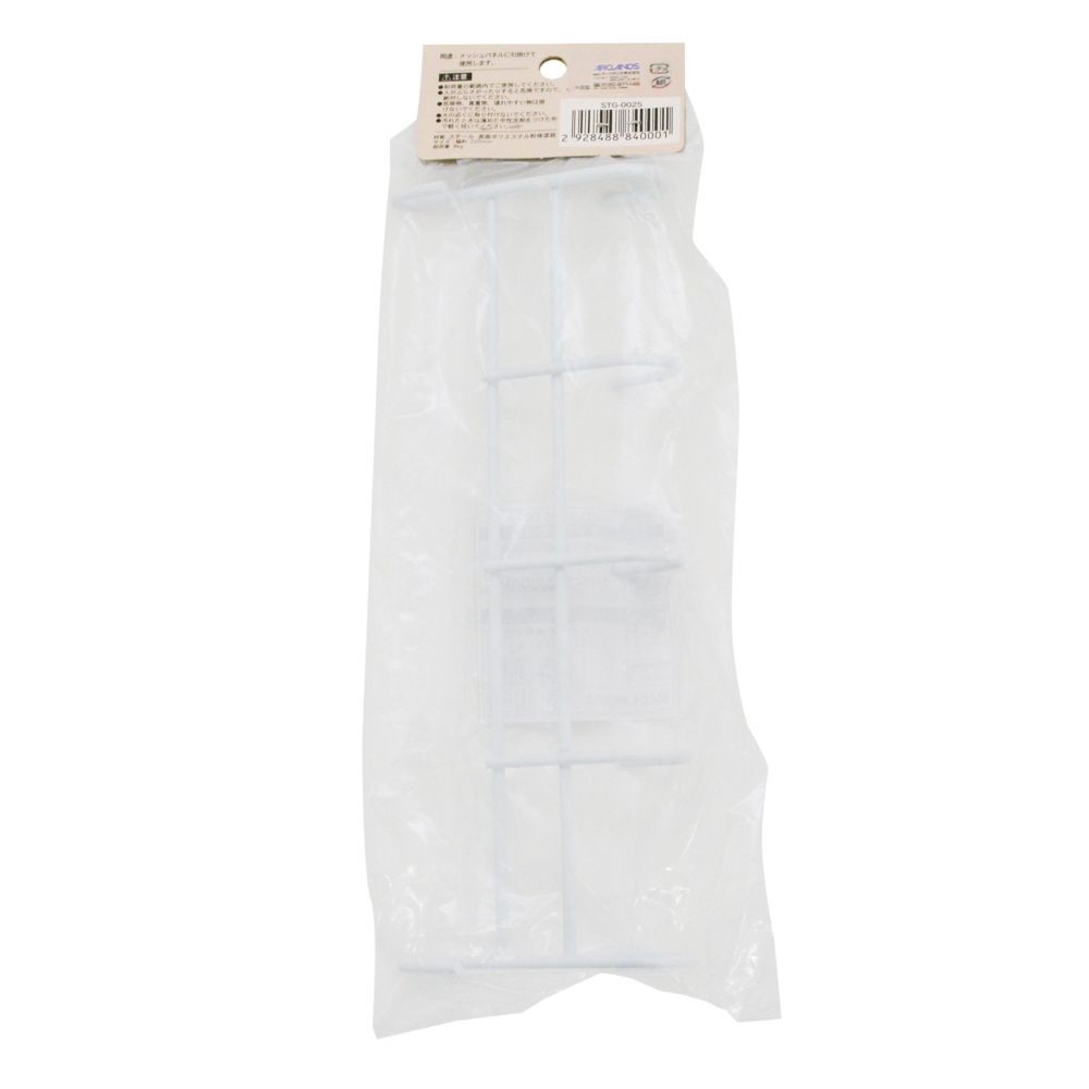 メッシュ５連フック　　ＳＴＧー００２５, 白, 5連フック