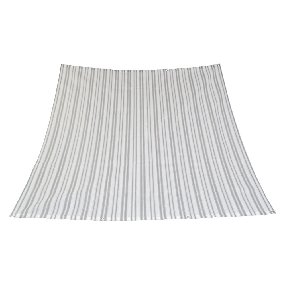 日よけオーニング グレーストライプ, グレーストライプ（200×200）, 200×200cm