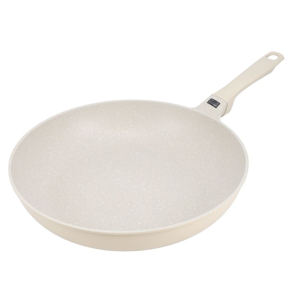 ウィザ WIZ'A　汚れが落としやすい軽量ＩＨフライパン, クリーム(20), 20cm