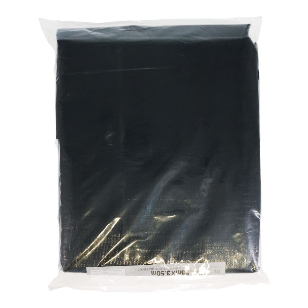 ハトメが丈夫なブラックシート＃３０００　２．７×３．６, ブラック, 2.7×3.6