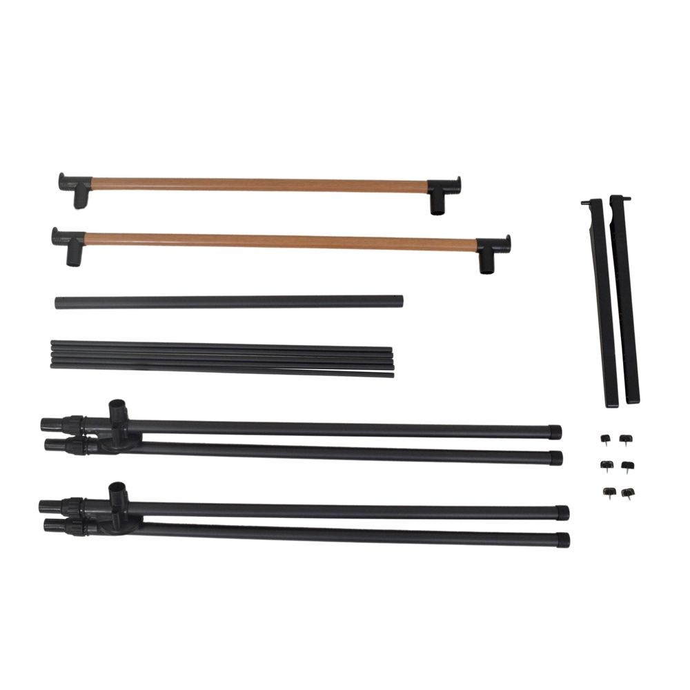 デザイン室内物干しＸ型, ブラック, 高さ80cm