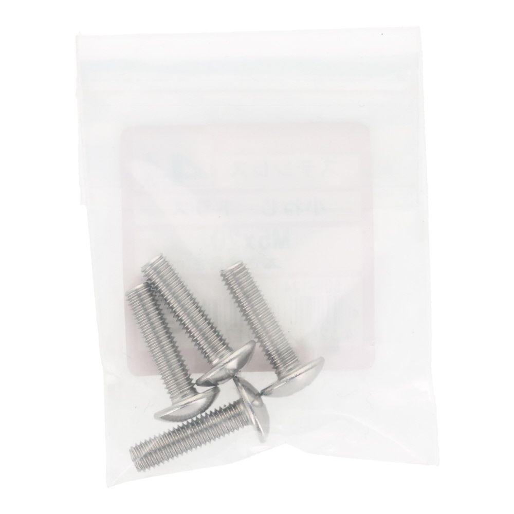 ＯＨＳＡＴＯ　ステン　コネジ　トラス　Ｍ５&times;２０, ステンレス, 4本入り