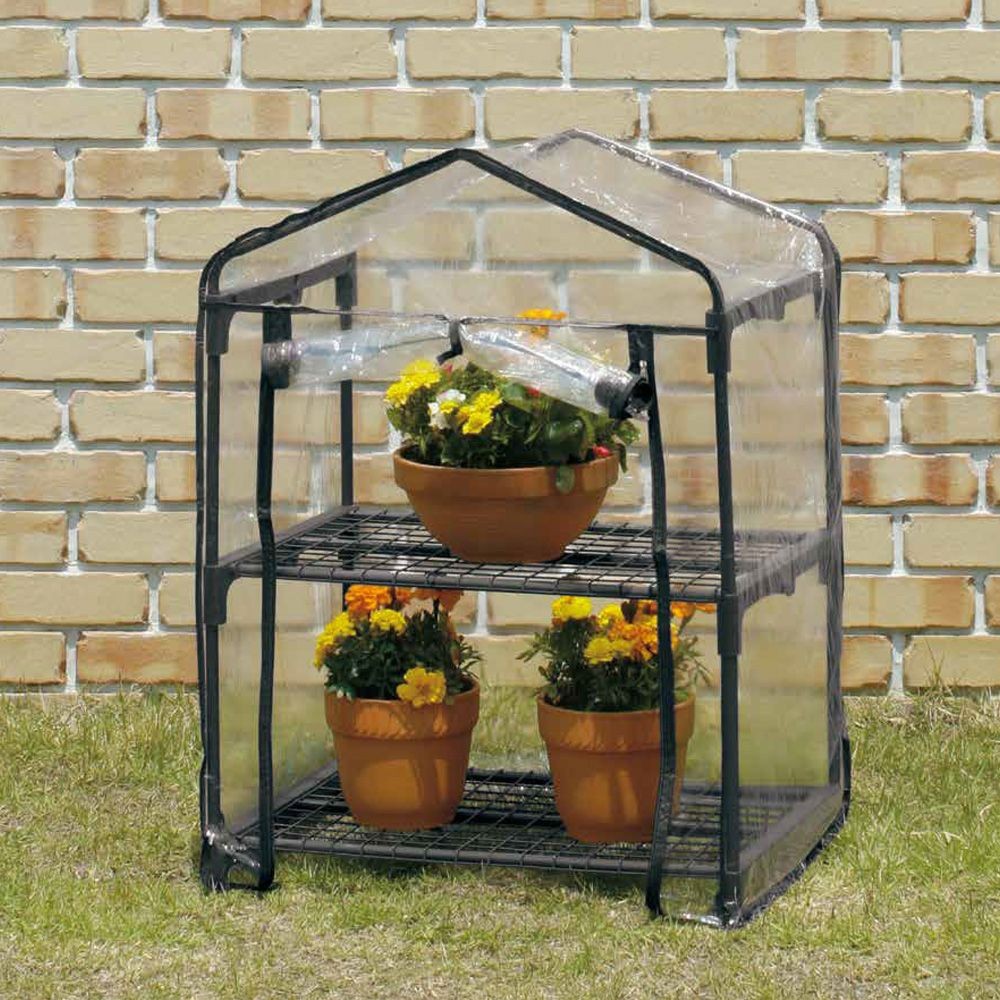 ビニール温室　２段　黒　ＬＶＢＯー２, 黒, ２段